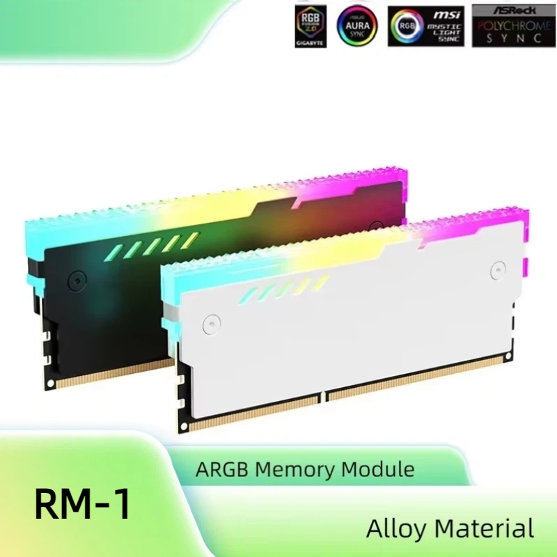 Ddr5 Rgb Ram - ฮีทซิงค์ระบายความร้อนแรม RM-1 สำหรับคอมพิวเตอร์ตั้งโต๊ะ รองรับไฟ ARGB 5V-3PIN