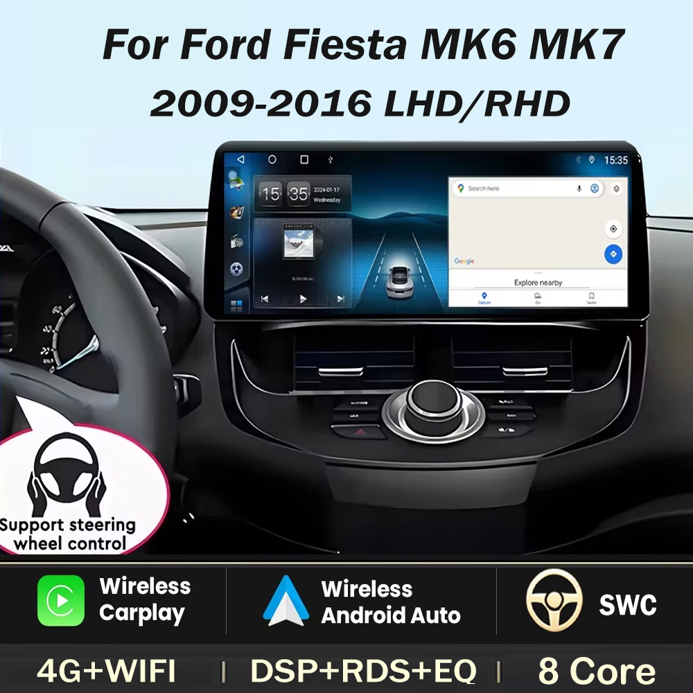 Ddr5 8Gb - 12.3 นิ้ว สำหรับ Ford Fiesta MK6