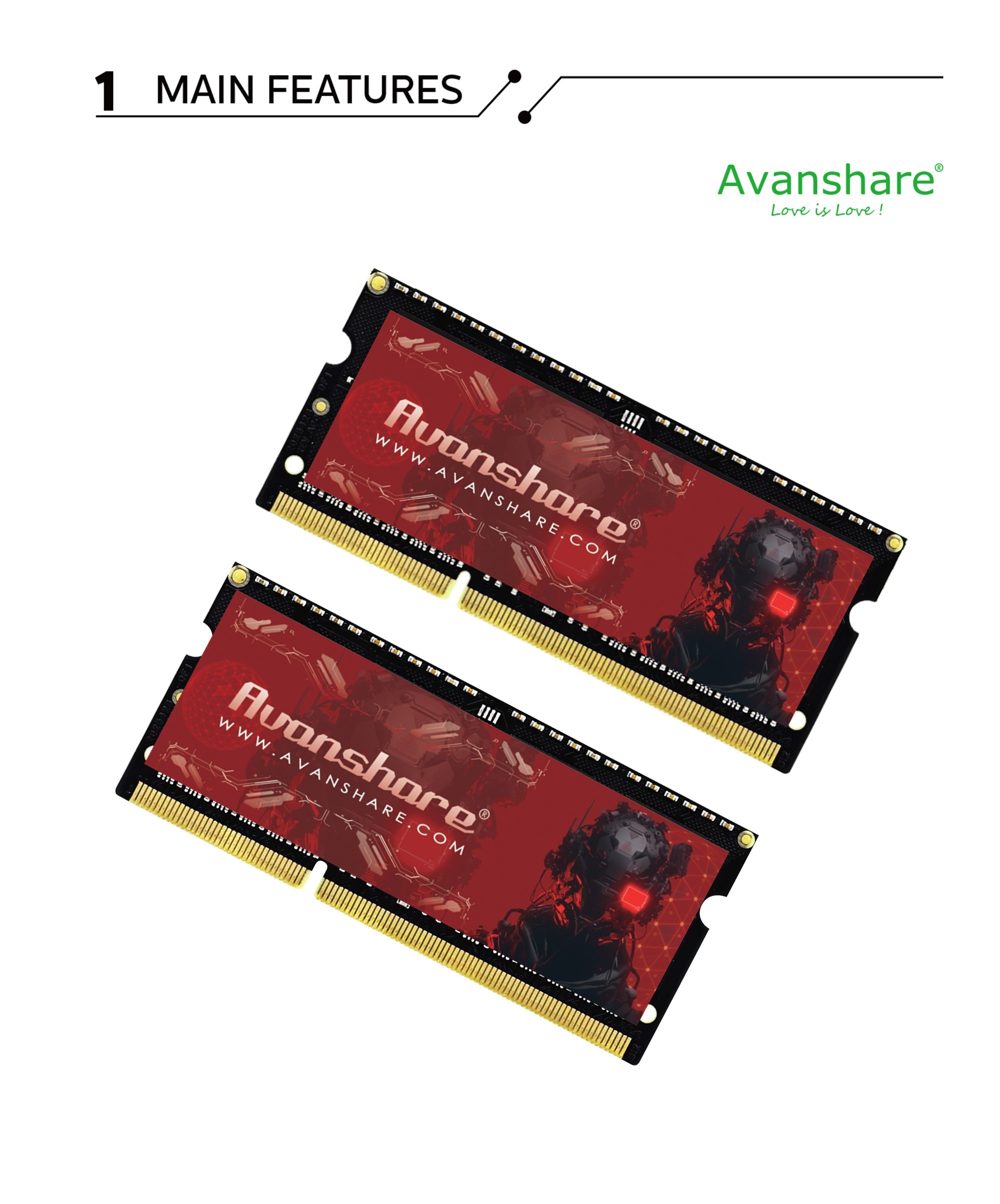 Ddr5 Laptop Ram - แรม Avanshare DDR5 DDR4 DDR3 DDR3L