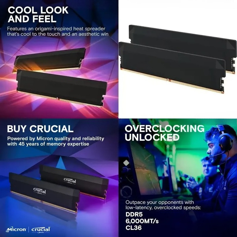 สำหรับ AMD EXPO DDR5 32GB Kit  - Ddr5 6000Mhz บทวิจารณ์และราคา