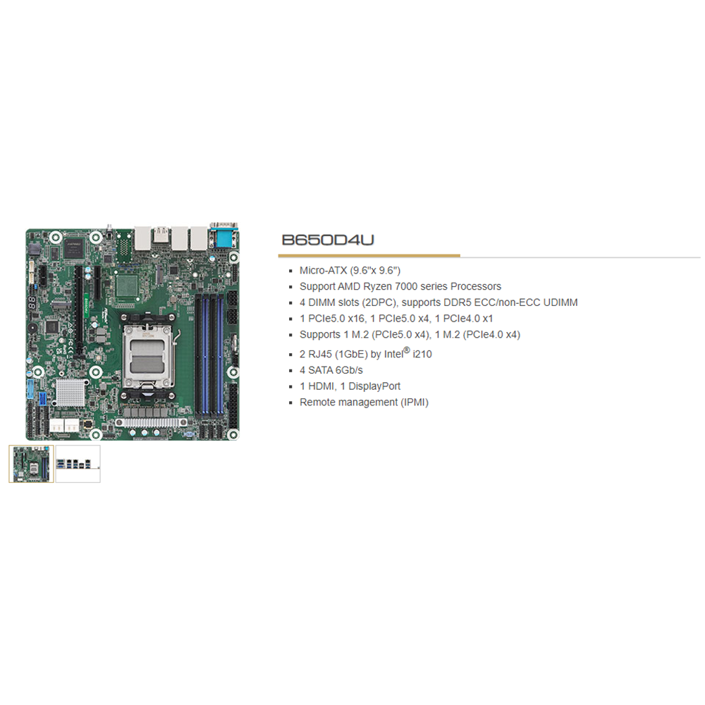 เมนบอร์ดเซิร์ฟเวอร์รองรับ AM5  - Ddr5 32Gb บทวิจารณ์และราคา